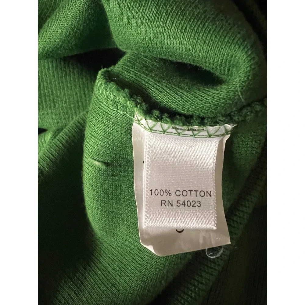 Banana‎ Republic Kelly Green 1/4 Zip Cotton Pullover Elbow Patches - Men's XL
